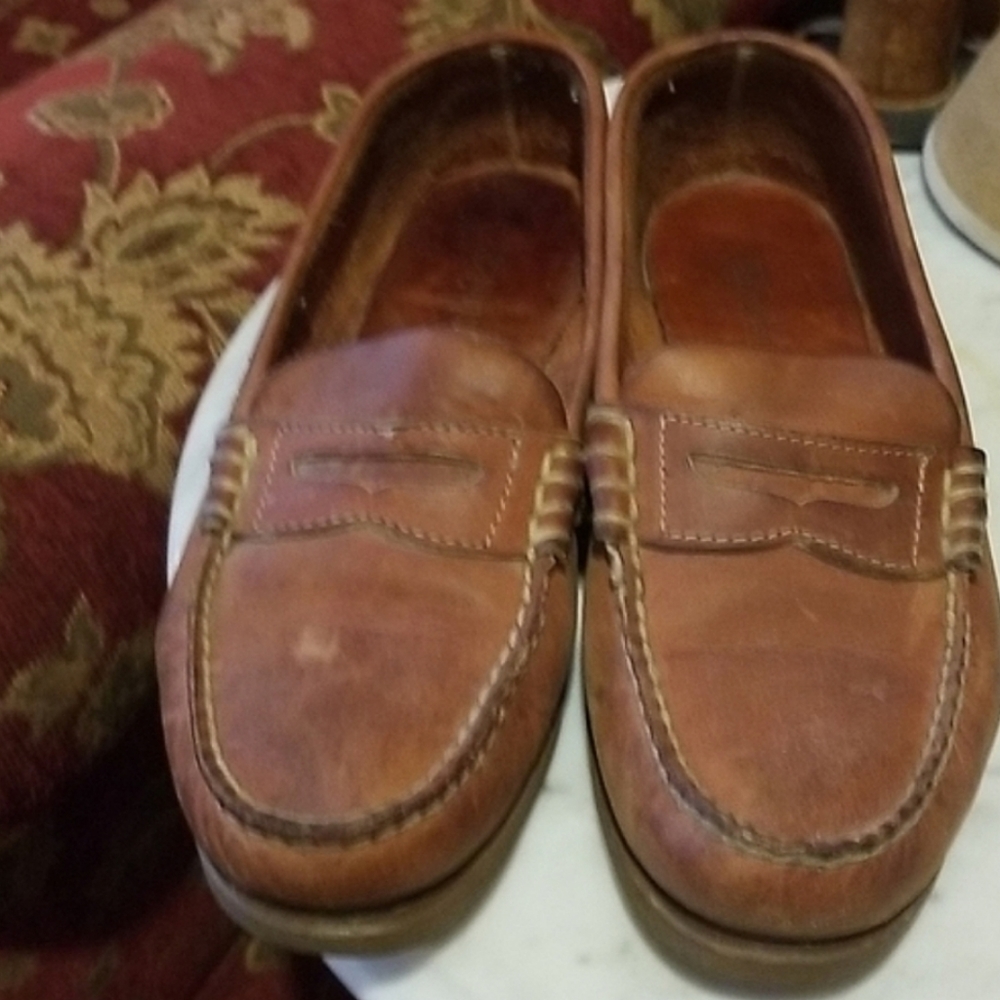 70s Timb Leather Penny-Loafers (Dime) Leather inner and upper Timeless Very Rare
